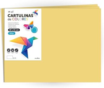 cartulina 50 x 65 cm marfil