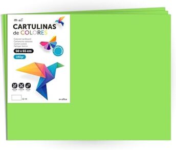 cartulina 50 x 65 cm verde