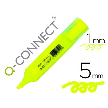rotulador-fluorescente-q-connect-amarillo-21768