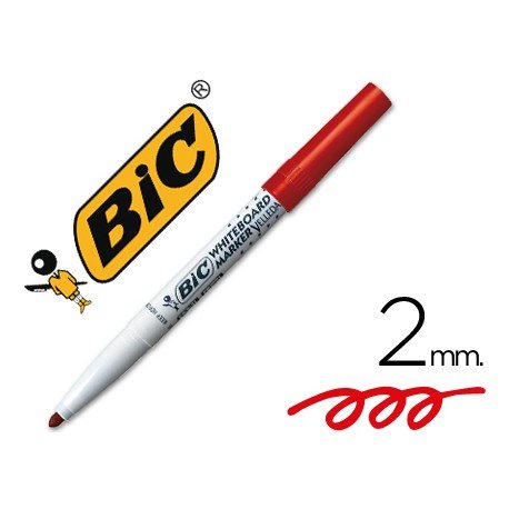 rotulador-velleda-rojo-bic-07526