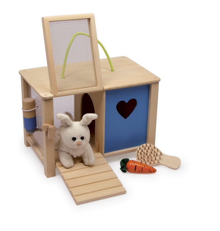 conejera con peluche y accesorios legler aprende jugando