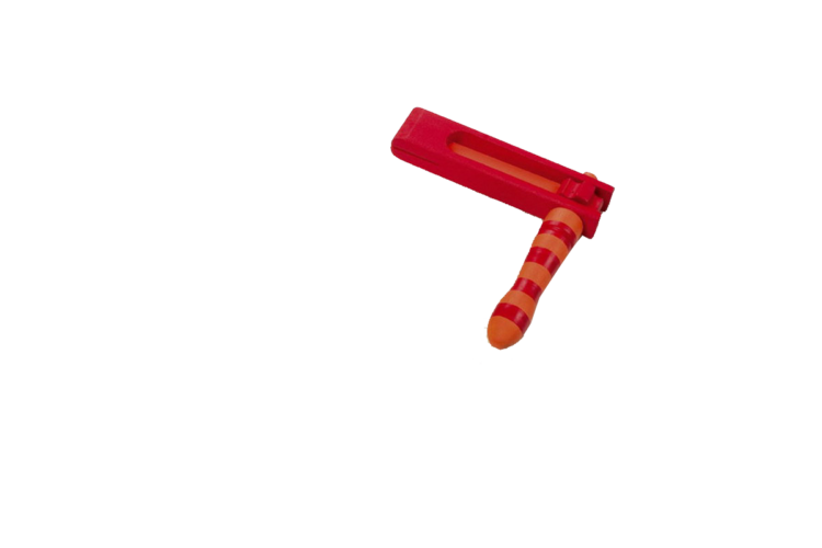 Carraca madera roja