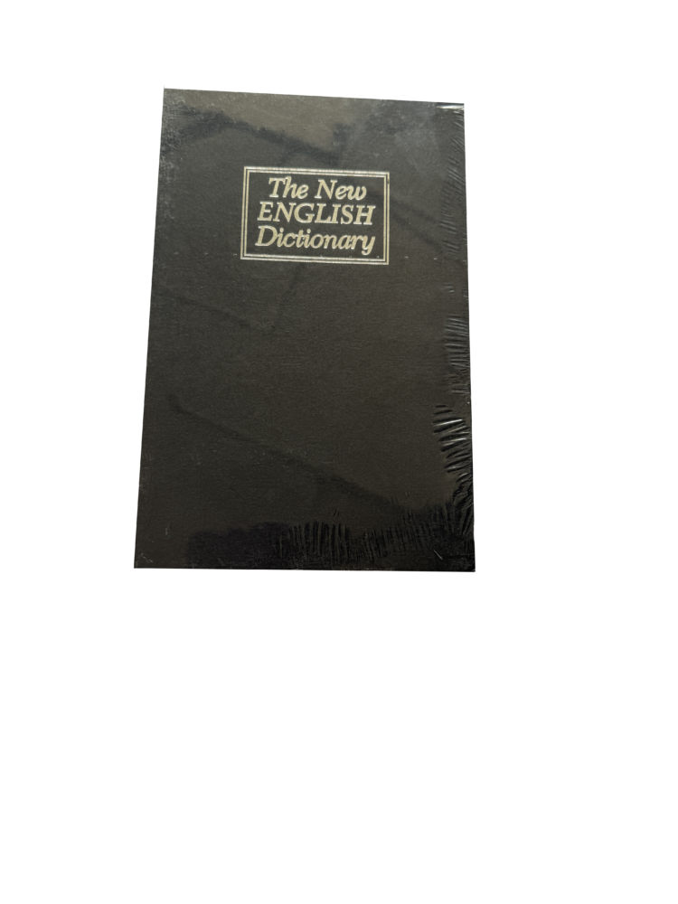 Caja fuerte camuflada libro inglés grande