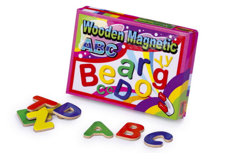 Caja letras magnéticas ABC