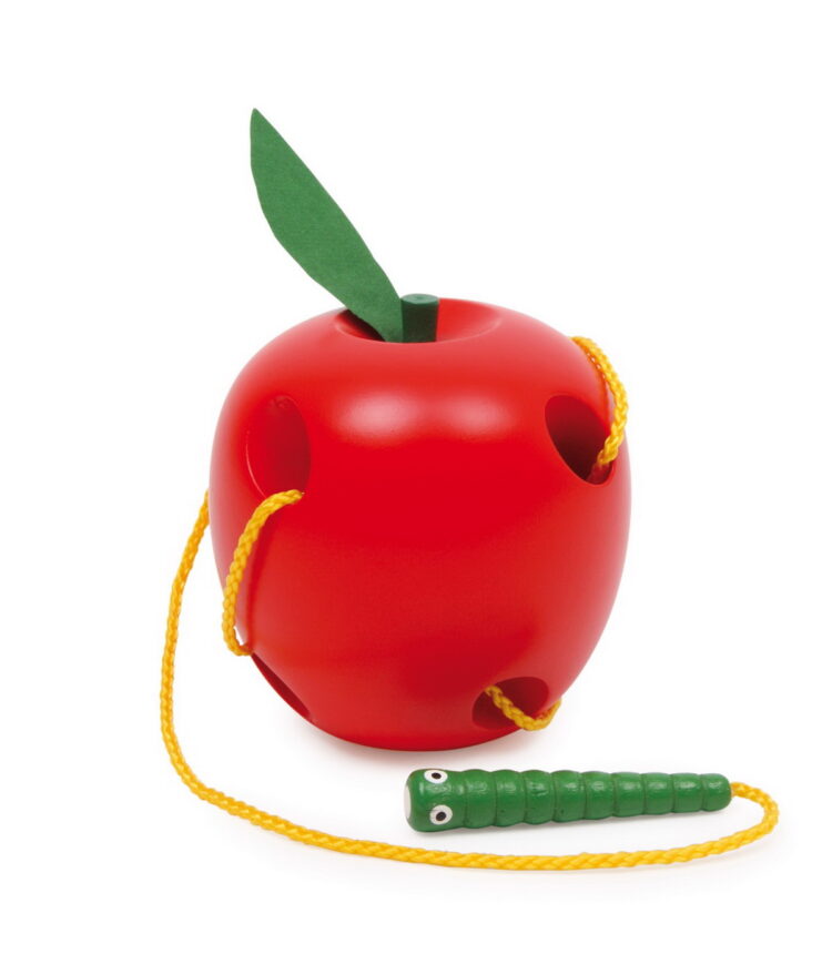 Manzana de madera para la motricidad
