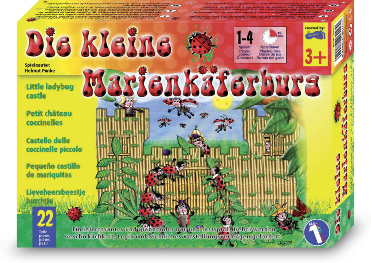 Juego pequeño castillo de mariquitas