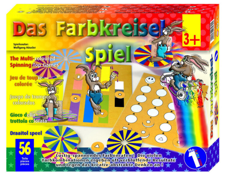Juego peonzas de colores