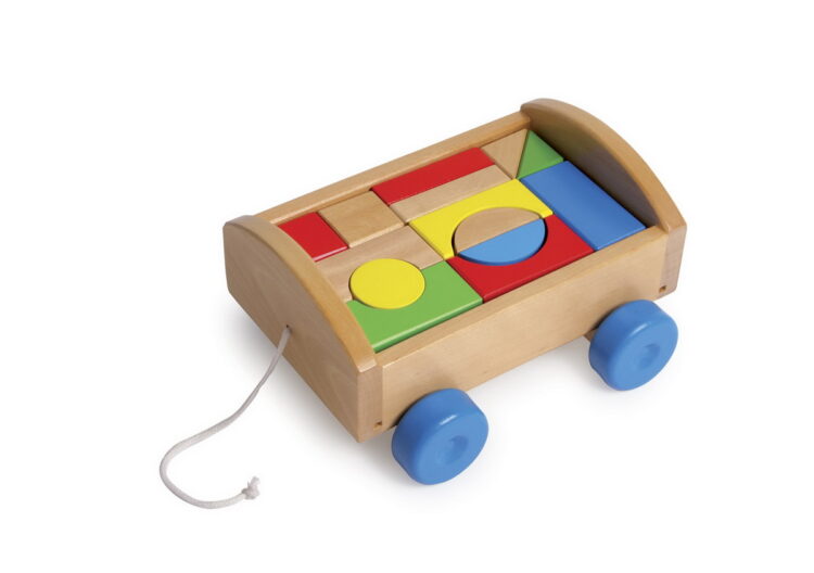 Caja de construcción para arrastar
