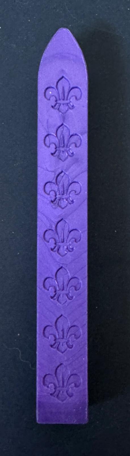 Barra de lacre morado