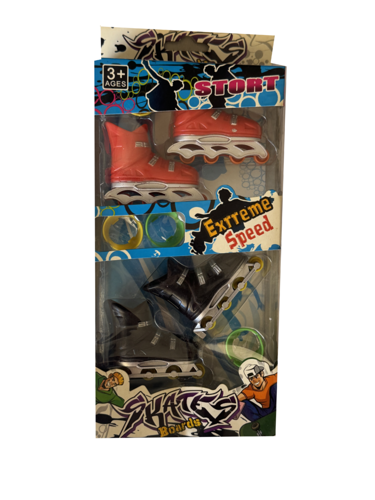 Inline skates rojos y negros