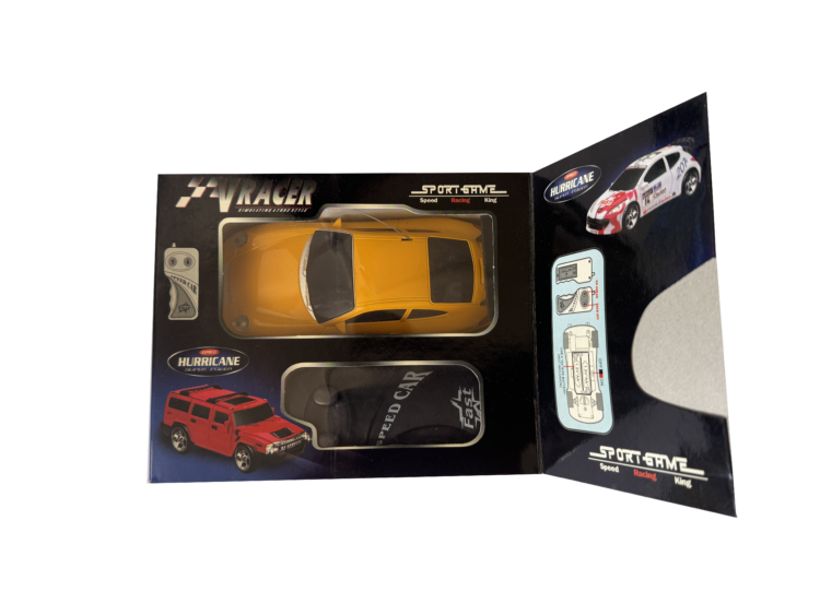 Coche radiocontrol Vracer amarillo