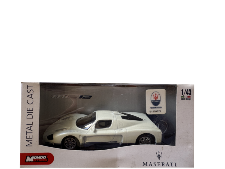 Coche maqueta metálica Mondo Motors Maserati MC12 Licencia