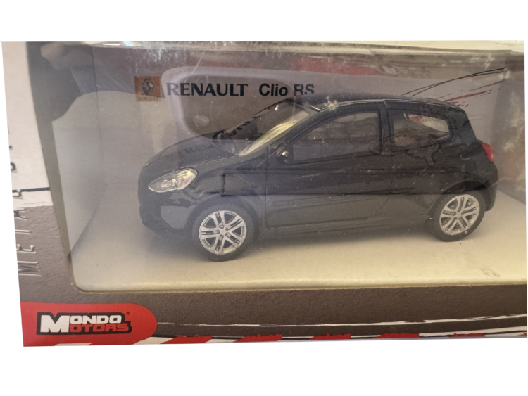 Coche maqueta metálica Renault Clio RS negro