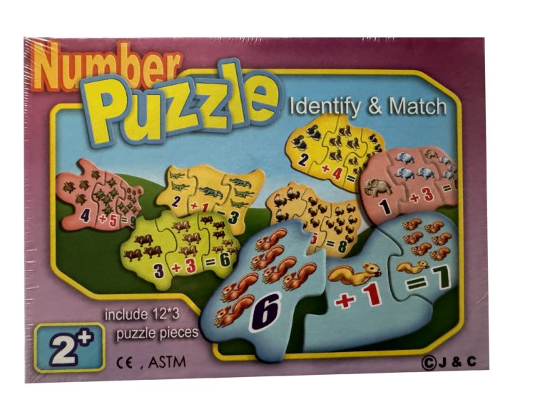 Puzle números juego de calculo