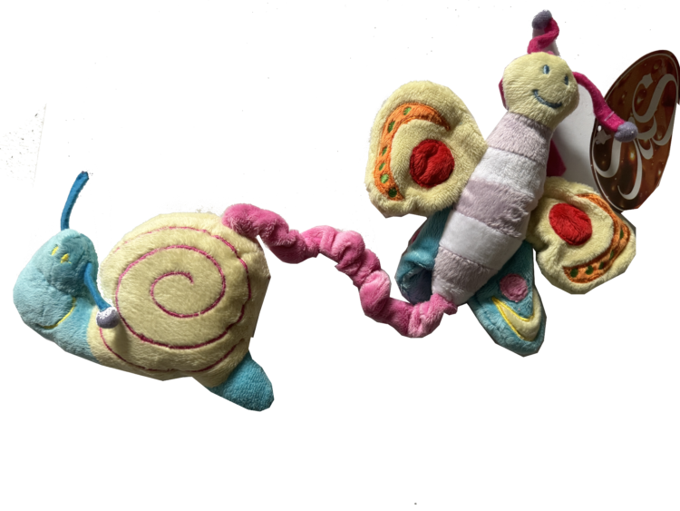 Caracol y mariposa musical para cuna
