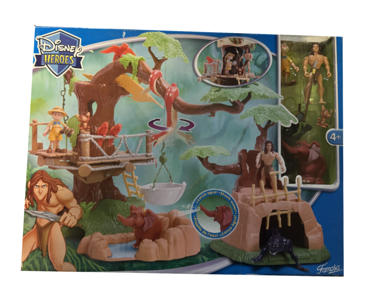 Caja Tarzán Disney con accesorios Famosa
