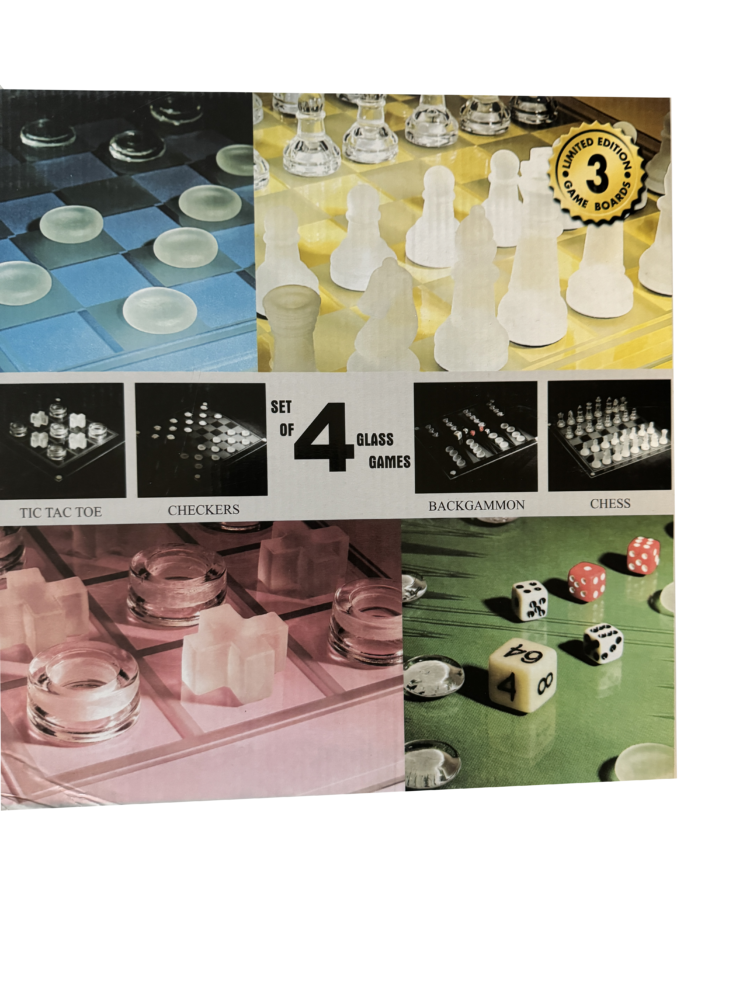 Cuatro juegos de cristal clásicos