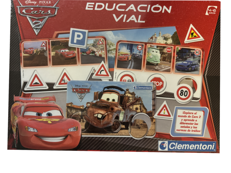 Juego educación vial Cars 2 Disney Pixar