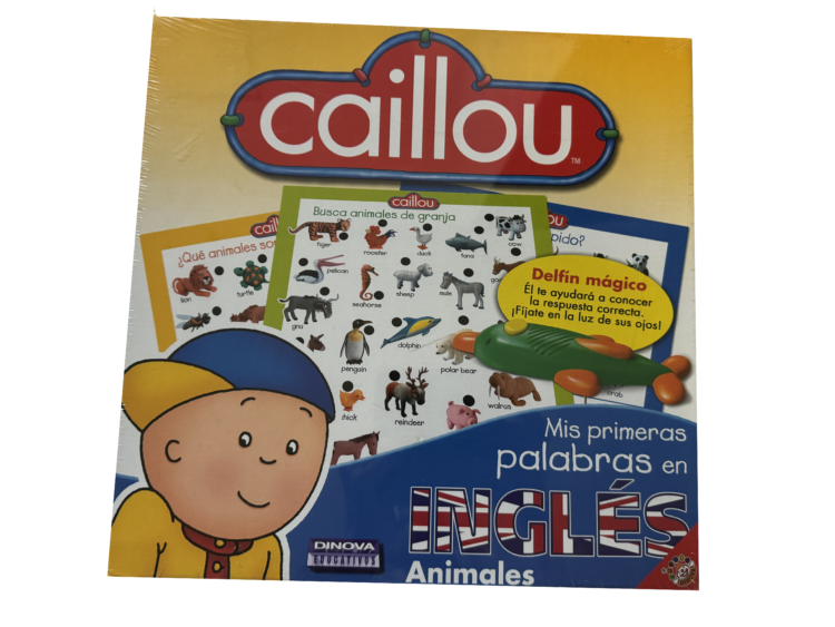 Mis primeras palabras en ingles Caillou Dinova