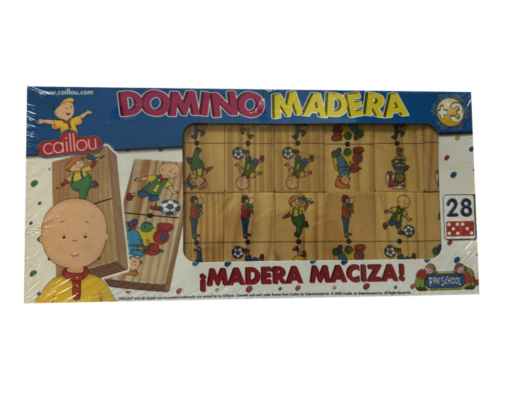 Dominó madera Caillou Falomir Juegos