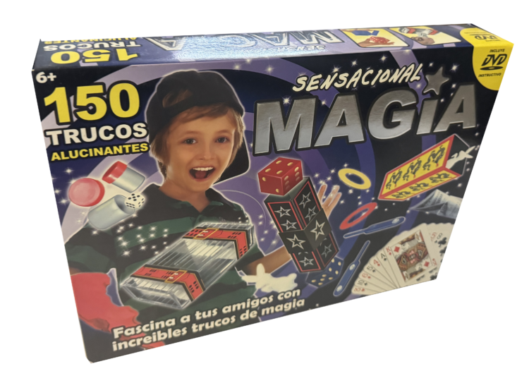 Juego sensacional magia 150 trucos DVD interactivo