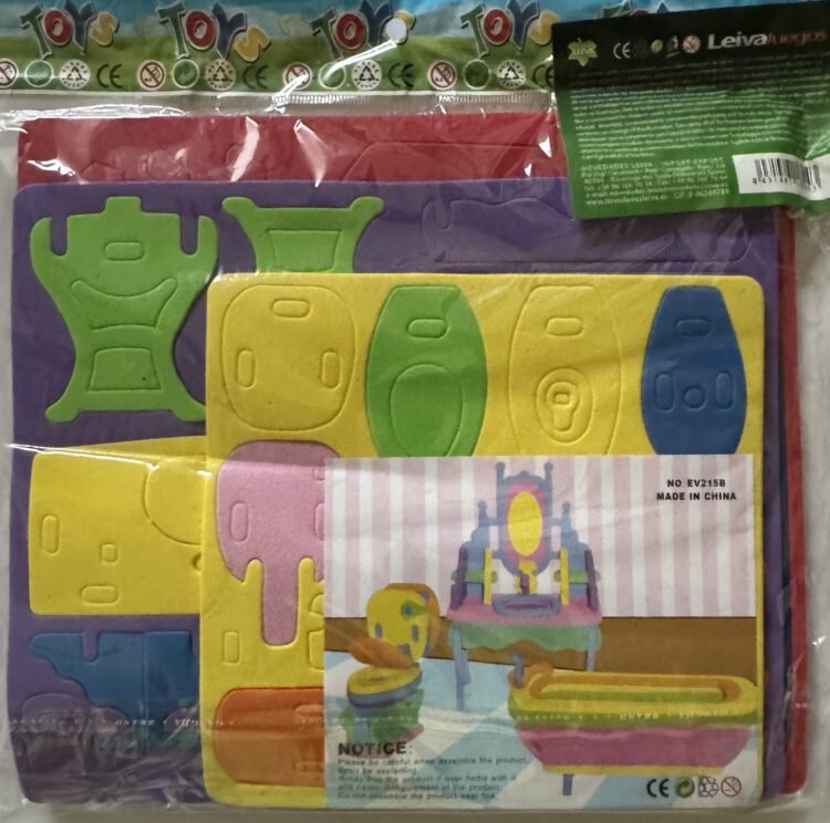 Puzle 3D Foam de accesorios casita