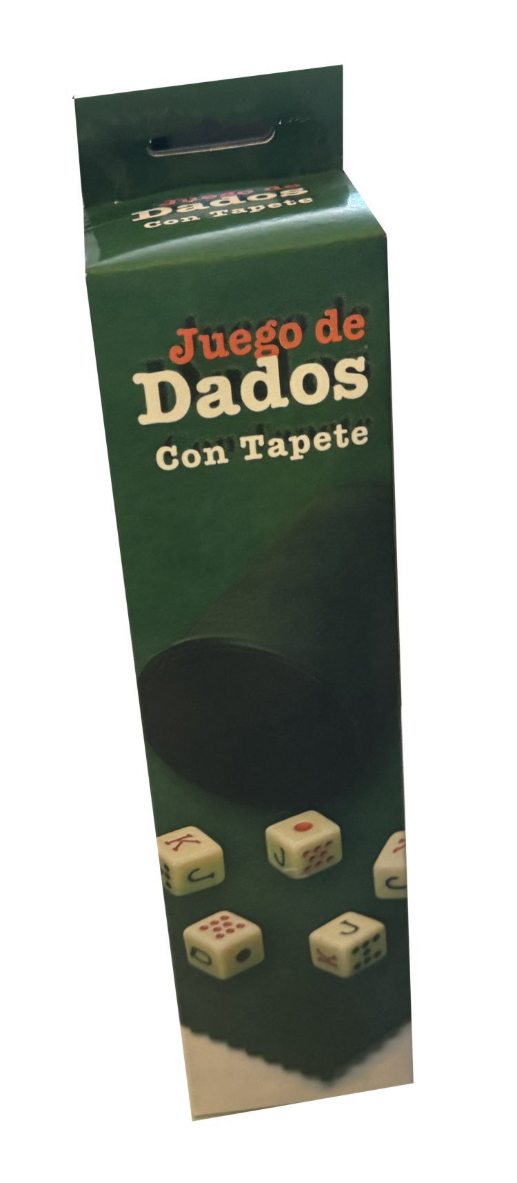 Juego de dados con tapete