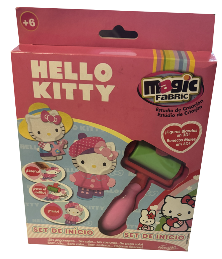 Set de inicio creación figuras blandas en 3D Hello Kitty