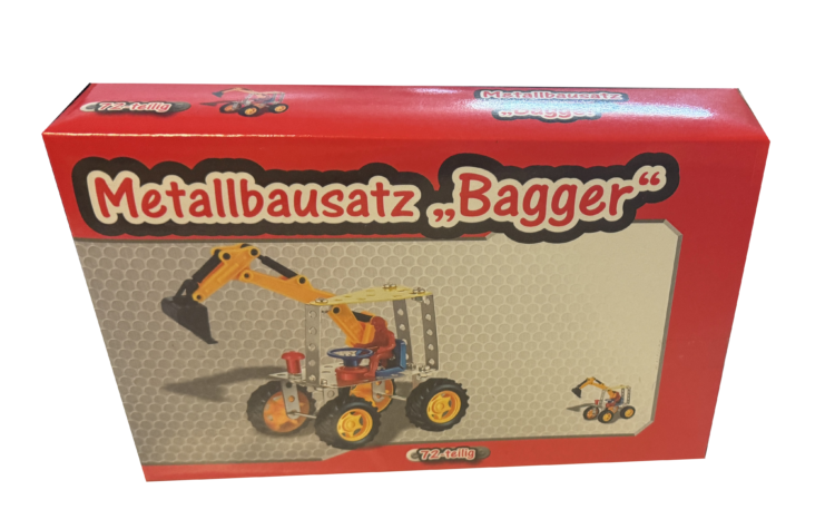 Excavadora metálica para montar