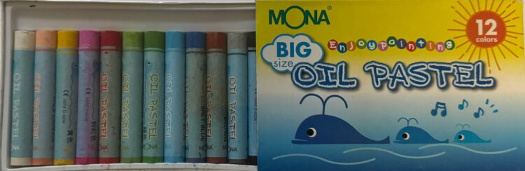 Pintura pastel mona 12 colores