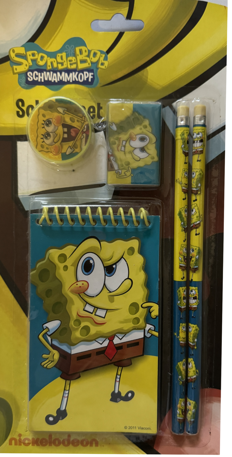 Set accesorios escolares Bob Esponja