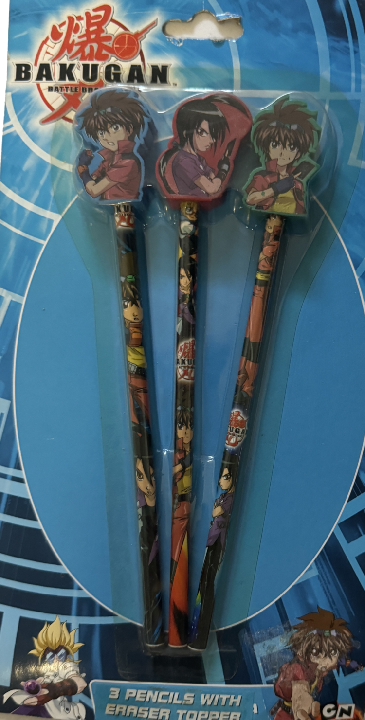 Set tres lápices Bakugan