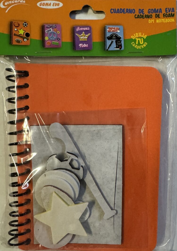 Libreta de goma eva para decorar