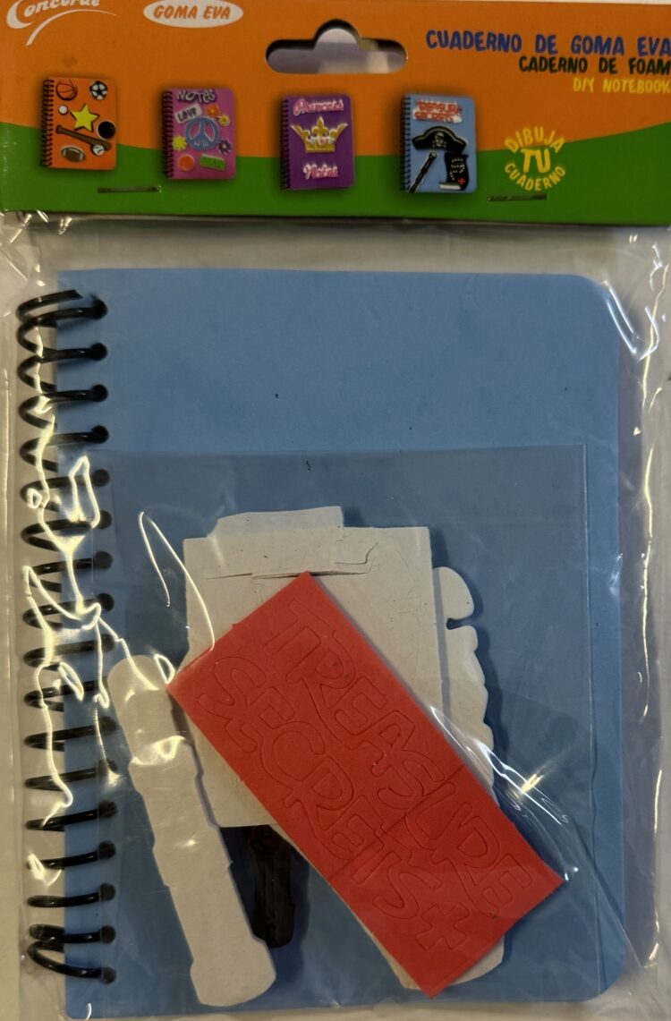 Libreta de goma eva para decorar