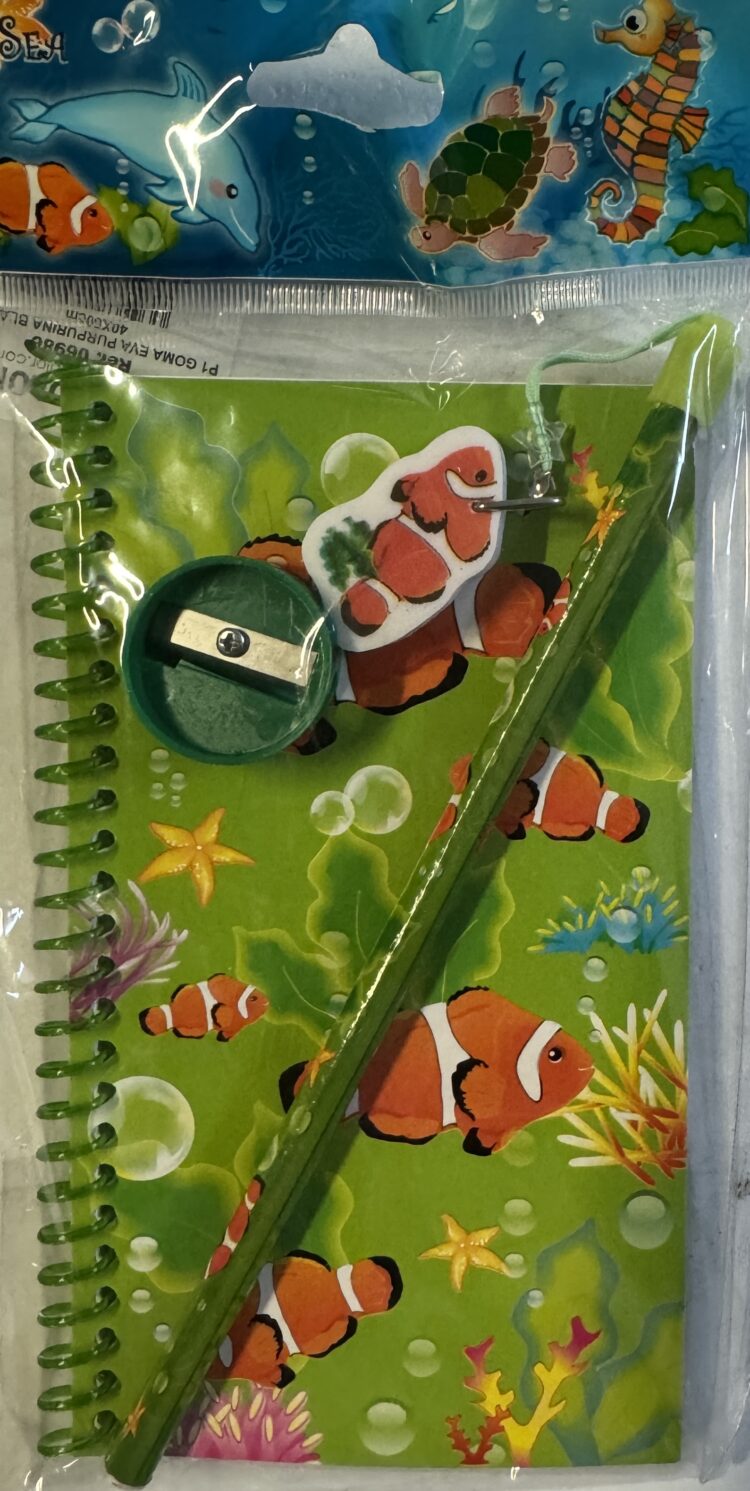 Set escritura infantil Pez