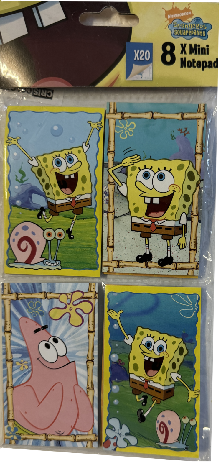 Mini bloc de notas Bob Esponja