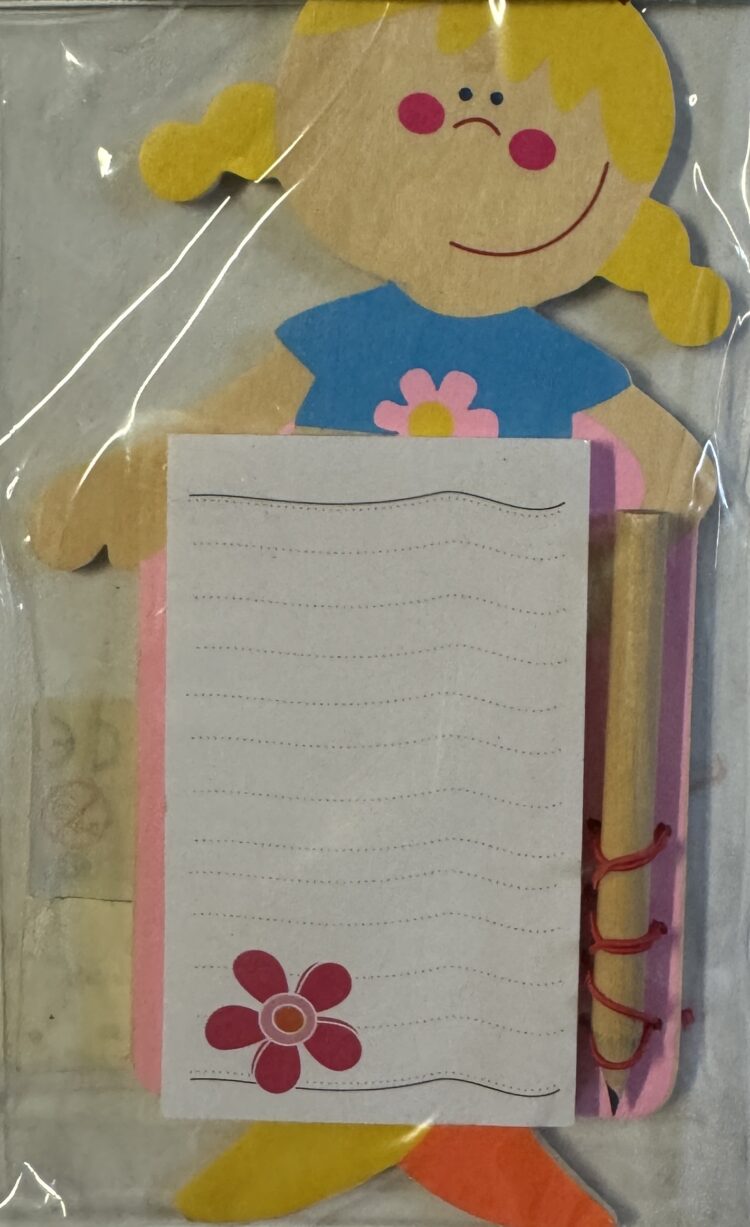 Mini sujeta notas magnético niña ITEM