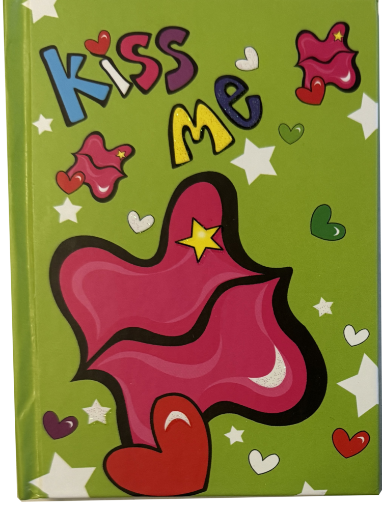 Libreta notas tapa dura kiss me