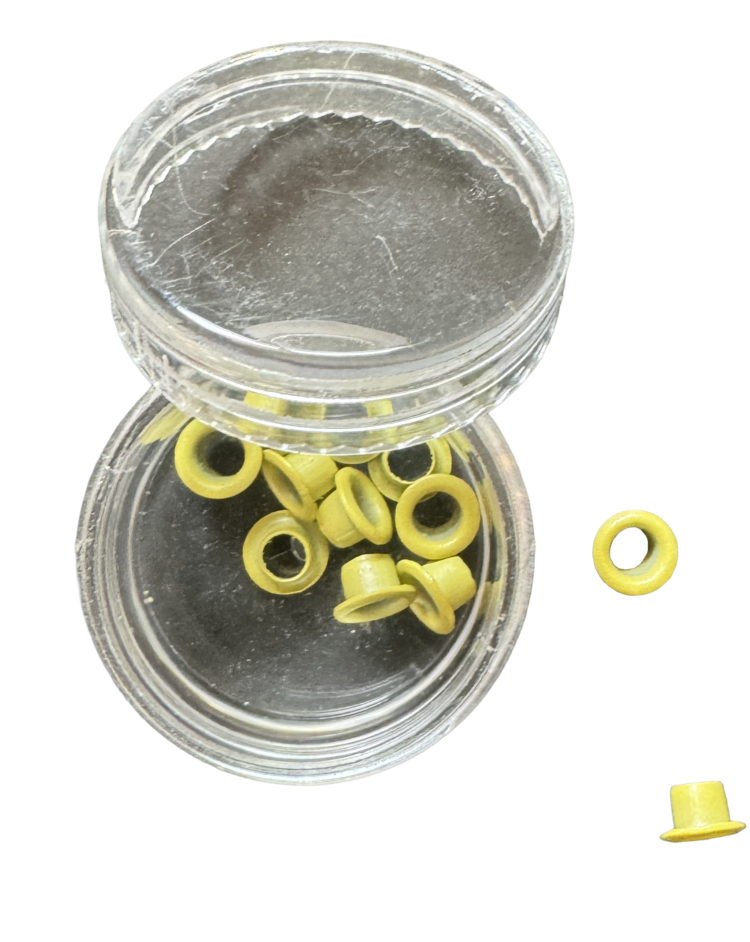 Bote ojales color pistacho scrapbooking