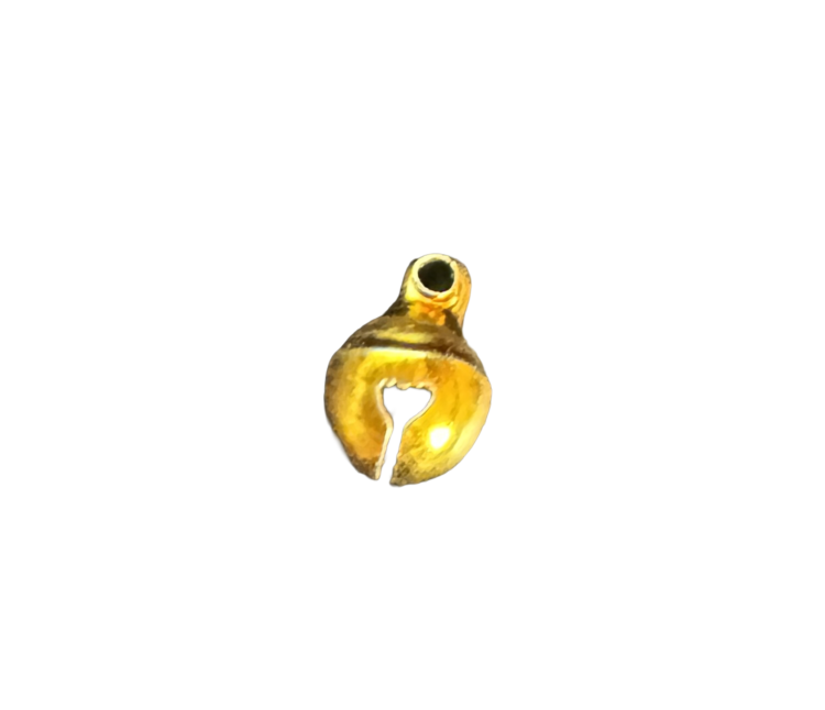 Mini cascabel dorado