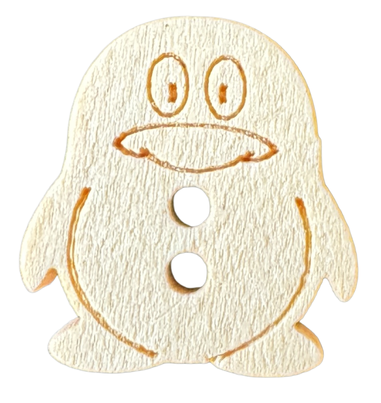 Botón pingüino
