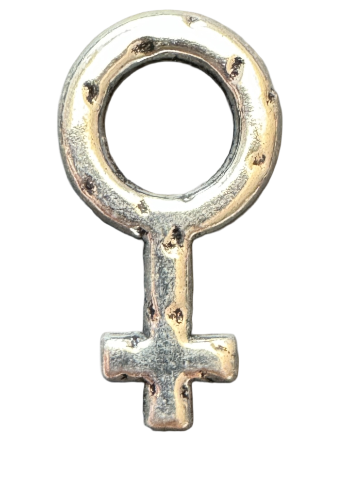 Abalorio símbolo femenino