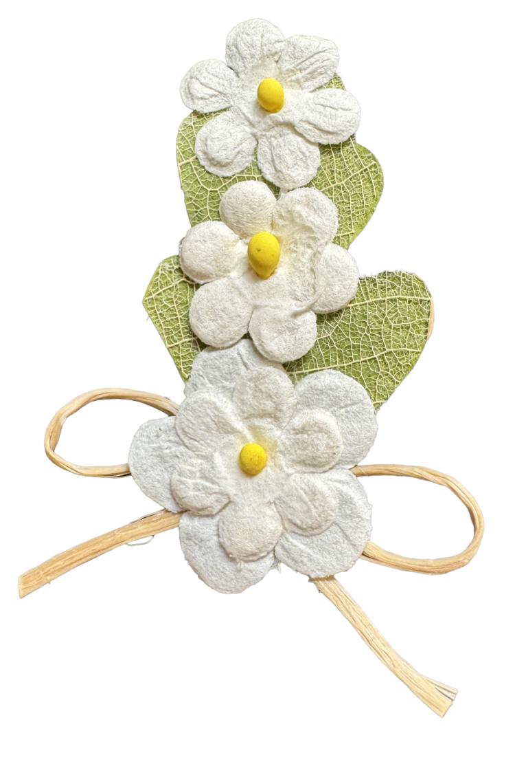 Flor de papel sticker