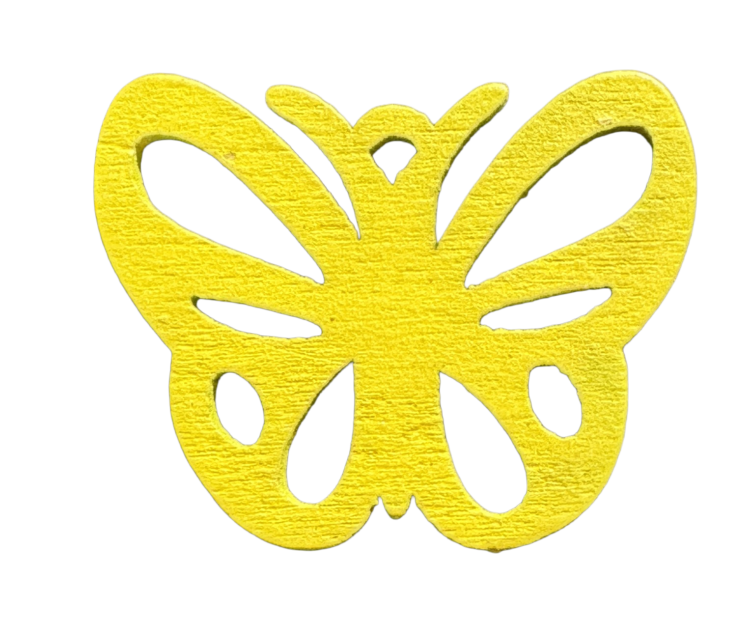 Mariposa de madera
