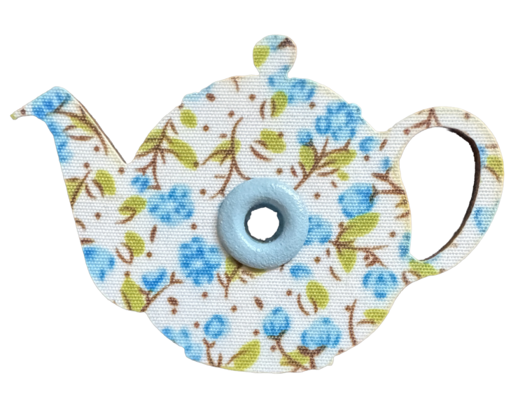Ojal tetera azul