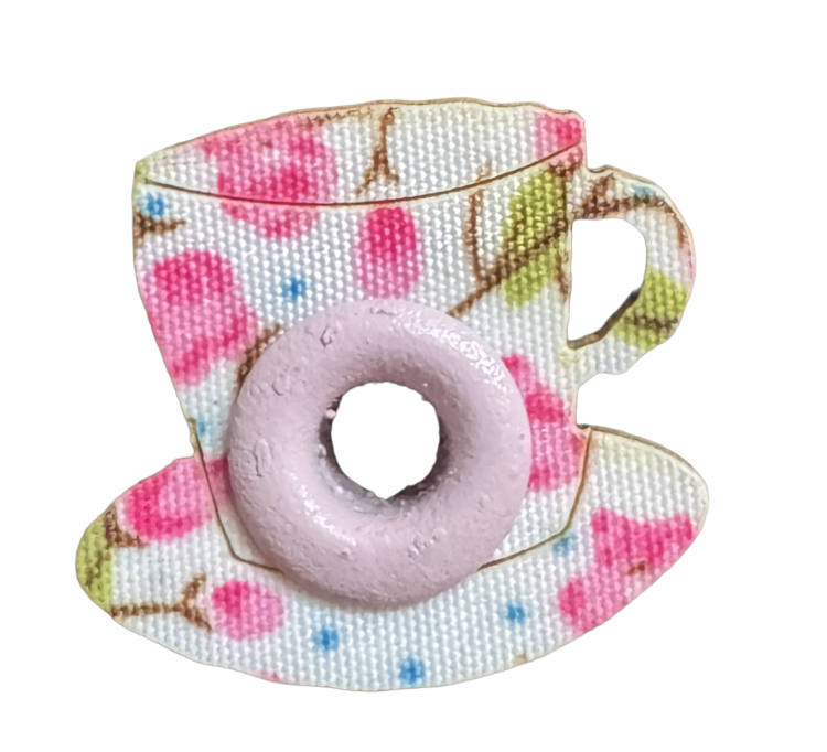 Ojal taza rosa