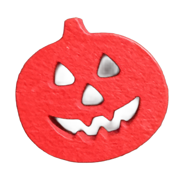 Silueta calabaza roja