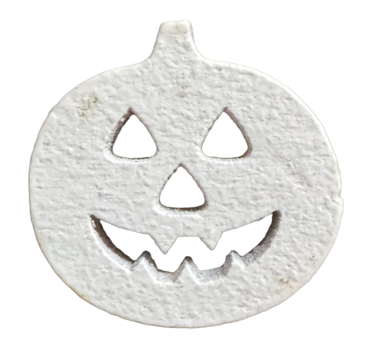 Silueta calabaza rosa clarito