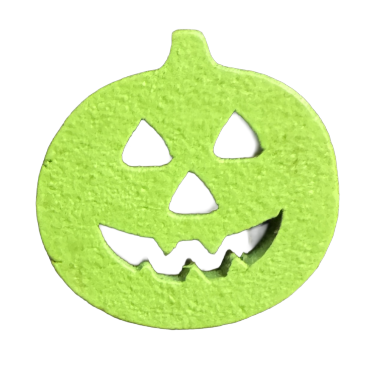 Silueta calabaza verde