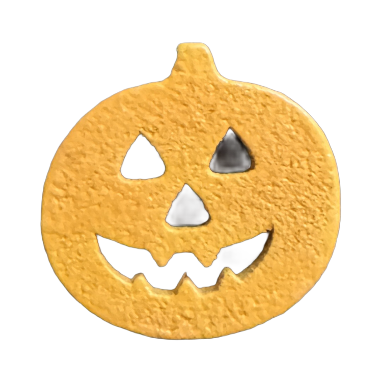 Silueta calabaza naranja